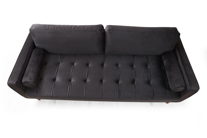 Mirrilnesh Sofa 3-seters - Svart - Sofa 3 seter