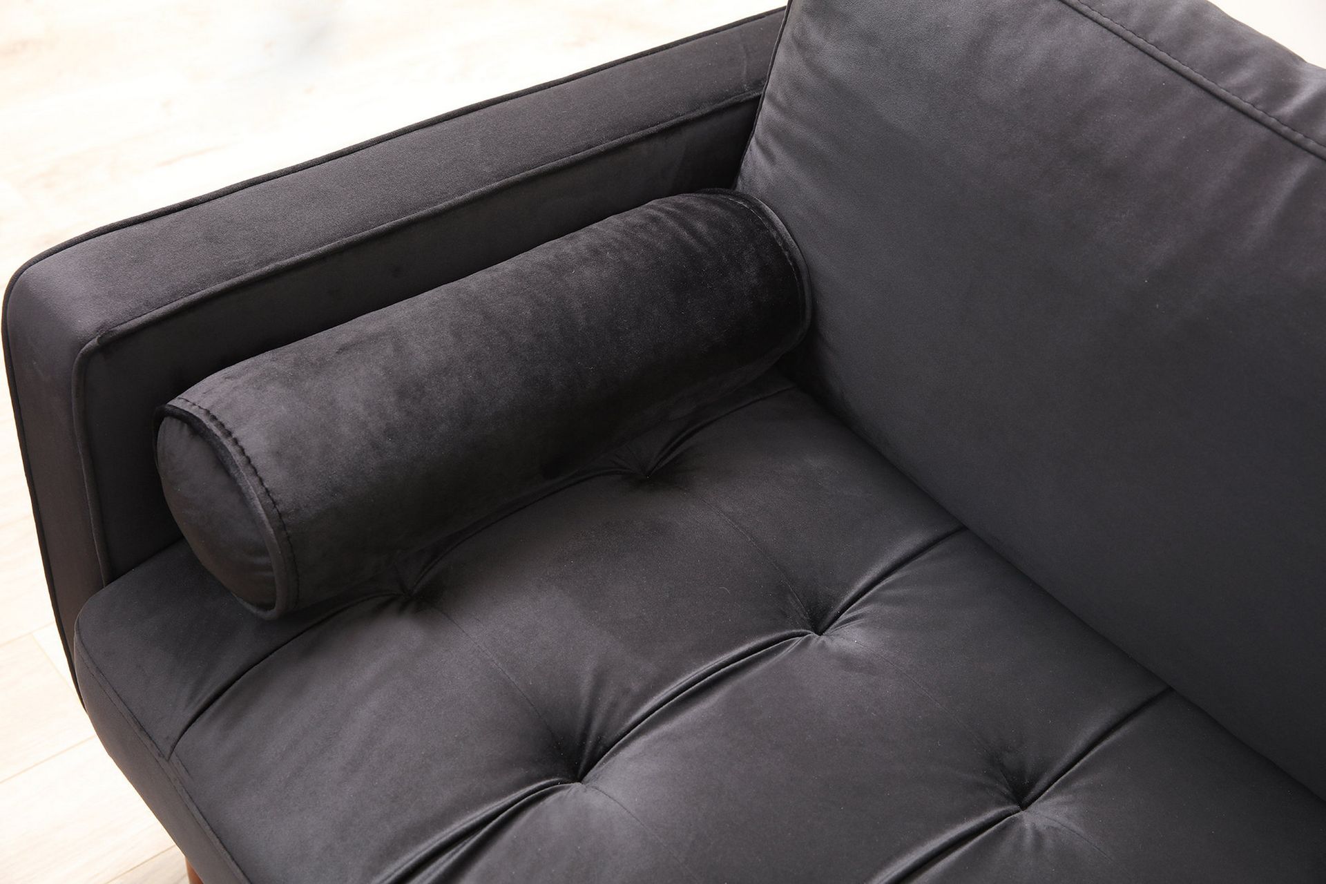 Mirrilnesh Sofa 3-seters - Svart - Møbler - Sofaer - Sofa 3 seter