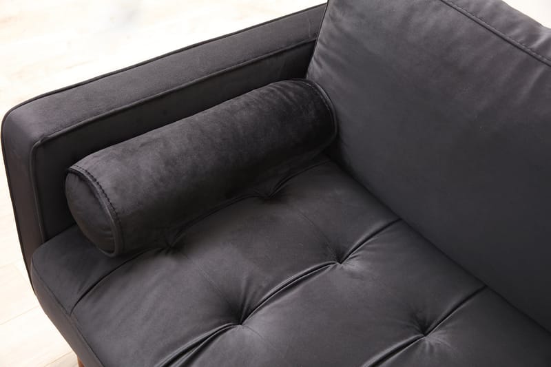 Mirrilnesh Sofa 3-seters - Svart - Sofa 3 seter