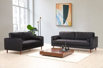 Mirrilnesh Sofa 3-seters - Svart - Møbler - Sofaer - Sofa 3 seter