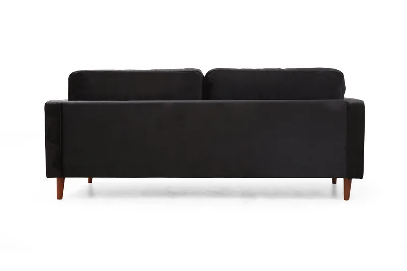 Mirrilnesh Sofa 3-seters - Svart - Møbler - Sofaer - Sofa 3 seter
