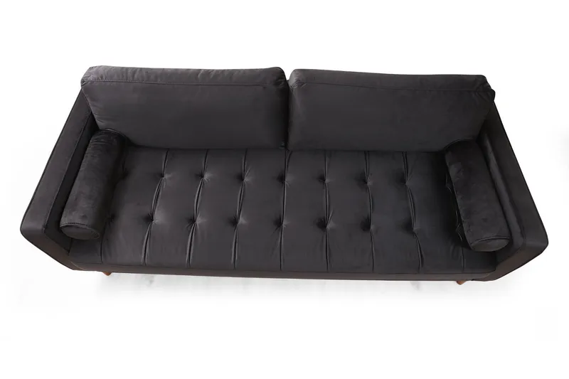 Mirrilnesh Sofa 3-seters - Svart - Møbler - Sofaer - Sofa 3 seter