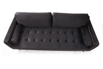 Mirrilnesh Sofa 3-seters - Svart - Møbler - Sofaer - Sofa 3 seter