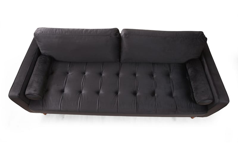 Mirrilnesh Sofa 3-seters - Svart - Møbler - Sofaer - Sofa 3 seter