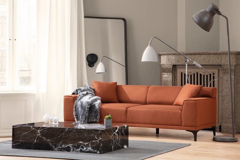 Mississauga Sofa 3-seters - Oransje - Møbler - Sofaer - Sofa 3 seter
