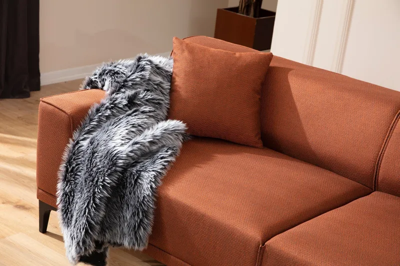 Mississauga Sofa 3-seters - Oransje - Møbler - Sofaer - Sofa 3 seter