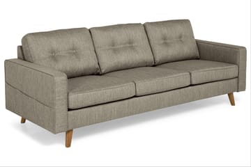 Monroe 3-seters Stoffsofa - Beige / Grå - Møbler - Sofaer - Sofa 3 seter