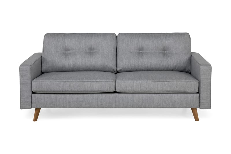 Monroe 3-seters Stoffsofa - Lys grå - Møbler - Sofaer - Sofa 3 seter