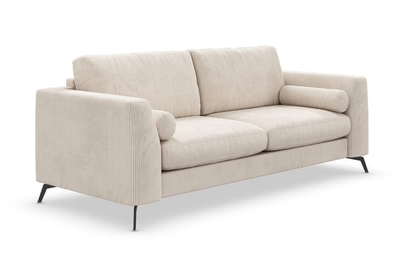 Ocean Lyx 3-seters Manchestersofa - Beige - Møbler - Sofaer - Sofa 3 seter