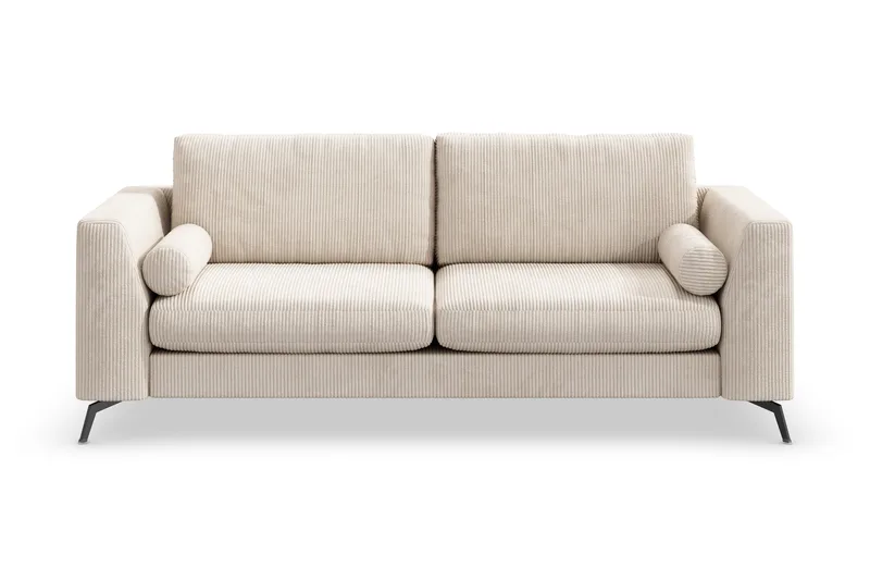 Ocean Lyx 3-seters Manchestersofa - Beige - Møbler - Sofaer - Sofa 3 seter