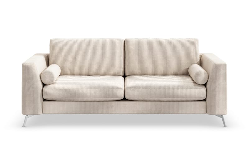 Ocean Lyx 3-seters Manchestersofa - Beige - Møbler - Sofaer - Sofa 3 seter