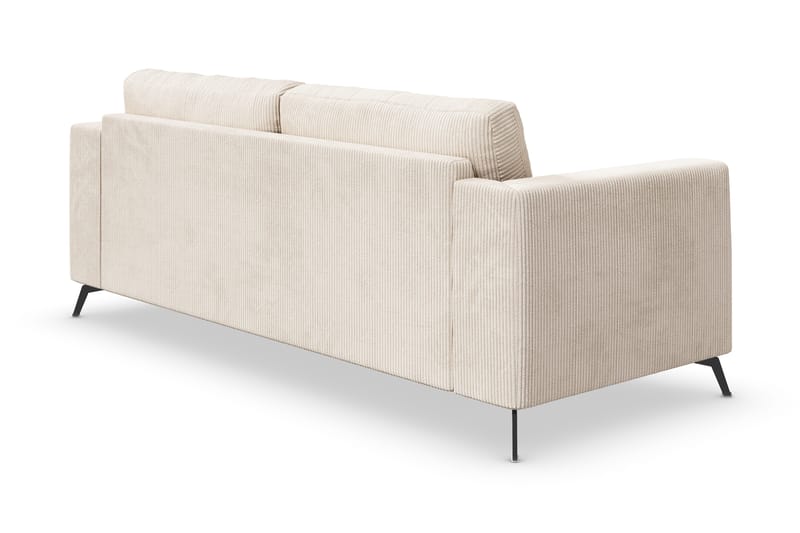 Ocean Lyx 3-seters Manchestersofa - Beige - Møbler - Sofaer - Sofa 3 seter