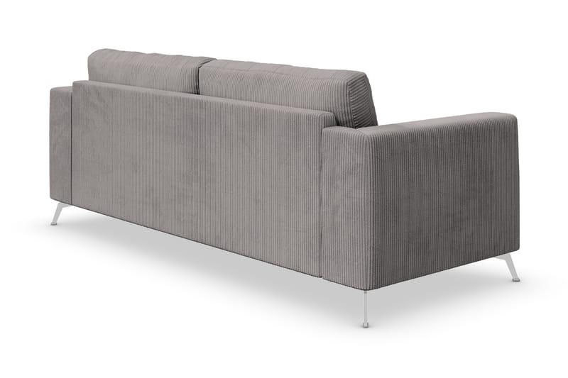 Ocean Lyx 3-seters Manchestersofa - Mørk grå - Møbler - Sofaer - Sofa 3 seter