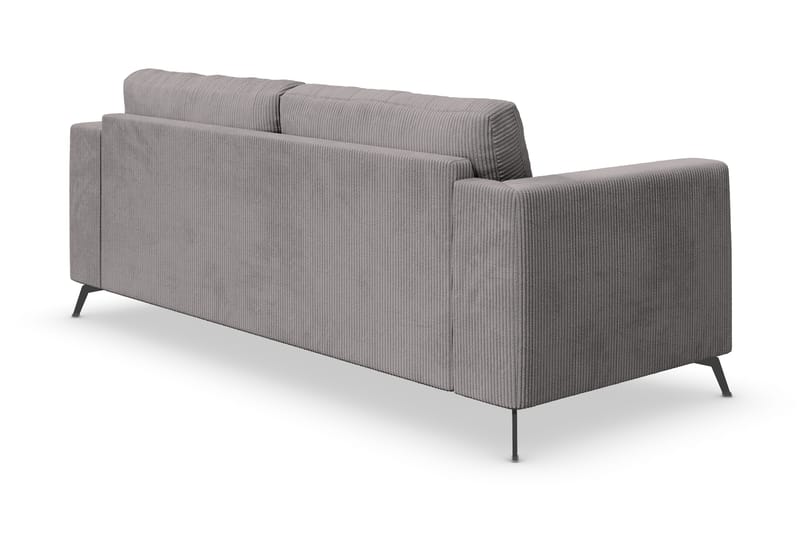 Ocean Lyx 3-seters Manchestersofa - Mørk grå - Møbler - Sofaer - Sofa 3 seter