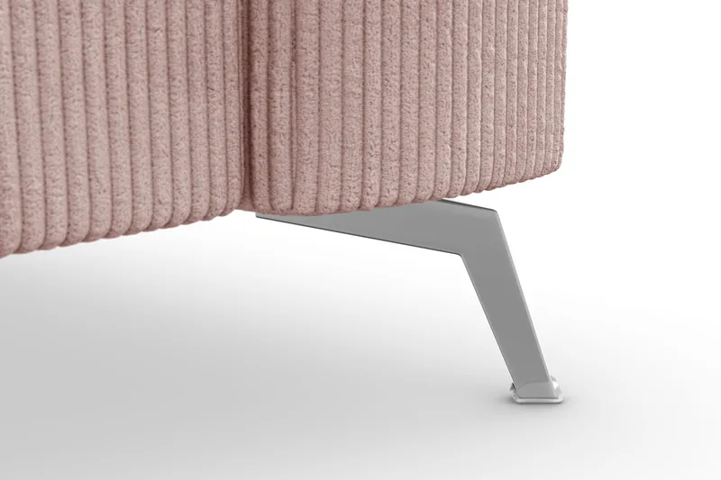 Ocean Lyx 3-seters Manchestersofa - Rosa - Møbler - Sofaer - Sofa 3 seter