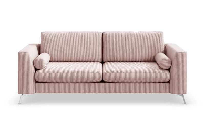 Ocean Lyx 3-seters Manchestersofa - Rosa - Møbler - Sofaer - Sofa 3 seter