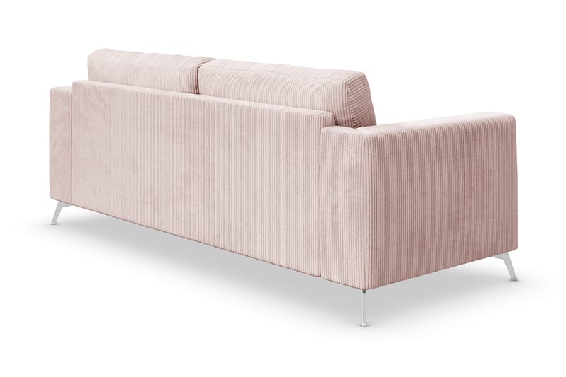 Ocean Lyx 3-seters Manchestersofa - Rosa - Møbler - Sofaer - Sofa 3 seter