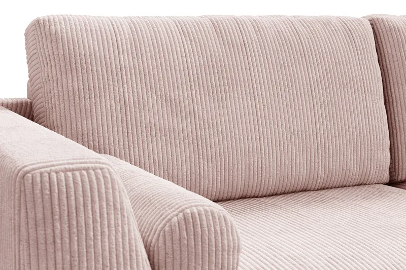 Ocean Lyx 3-seters Manchestersofa - Rosa - Møbler - Sofaer - Sofa 3 seter
