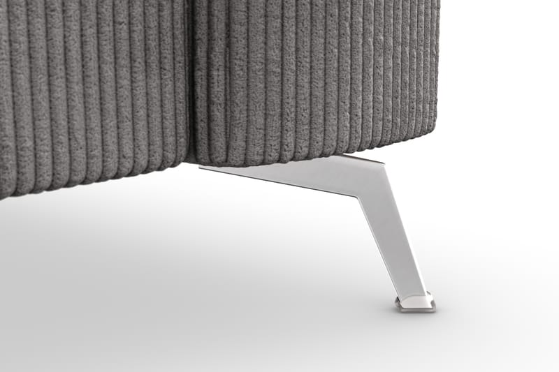 Ocean Lyx 3-seters Sofa - Mørkegrå/Krom - Møbler - Sofaer - Sofa 3 seter