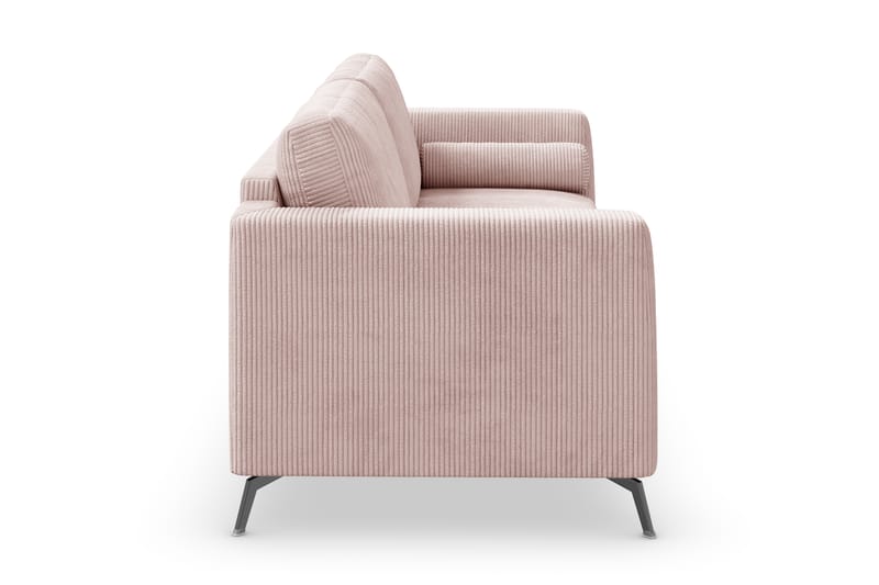 Ocean Lyx 3-seters Sofa - Rosa/Svart - Møbler - Sofaer - Sofa 3 seter