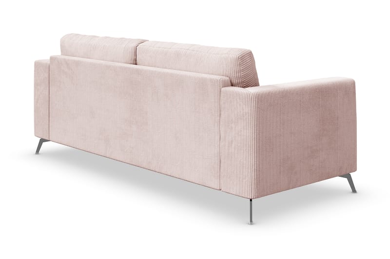 Ocean Lyx 3-seters Sofa - Rosa/Svart - Møbler - Sofaer - Sofa 3 seter