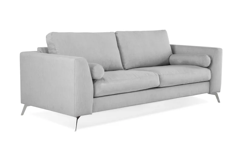Ocean Lyx 3-seters Stoffsofa - Grå - Møbler - Sofaer - Sofa 3 seter