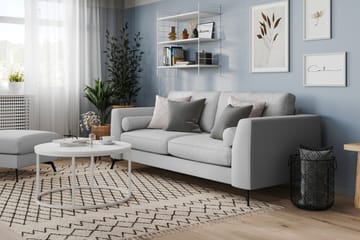 Ocean Lyx 3-seters Stoffsofa - Grå - Møbler - Sofaer - Sofa 3 seter