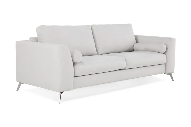 Ocean Lyx 3-seters Stoffsofa - Lys grå - Møbler - Sofaer - Sofa 3 seter