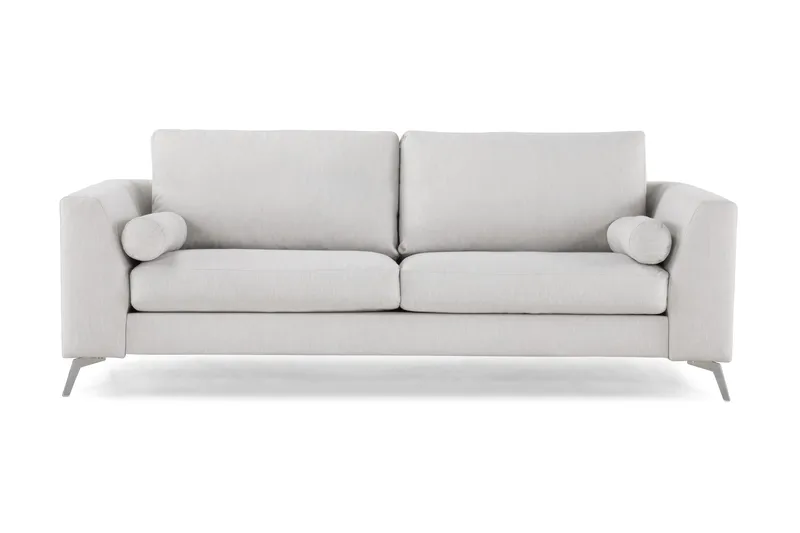 Ocean Lyx 3-seters Stoffsofa - Lys grå - Møbler - Sofaer - Sofa 3 seter