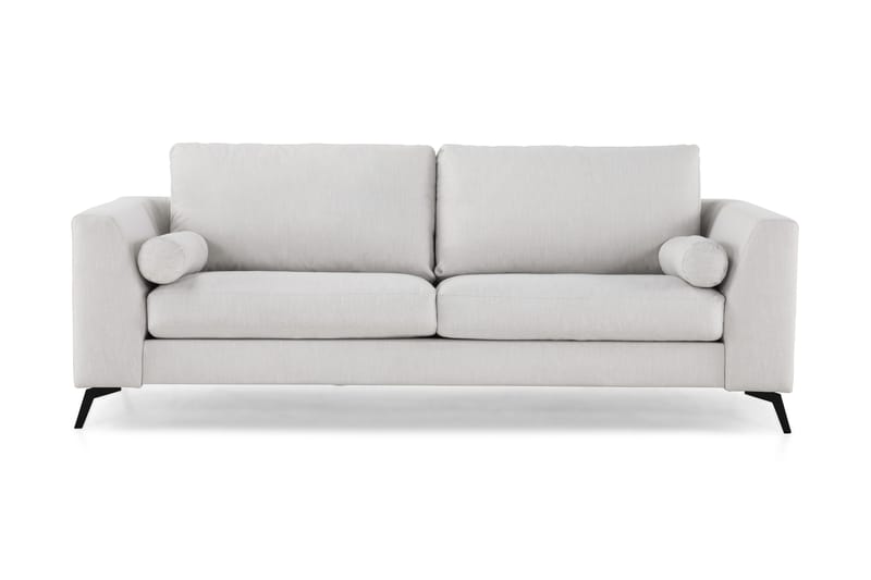 Ocean Lyx 3-seters Stoffsofa - Lys grå - Møbler - Sofaer - Sofa 3 seter