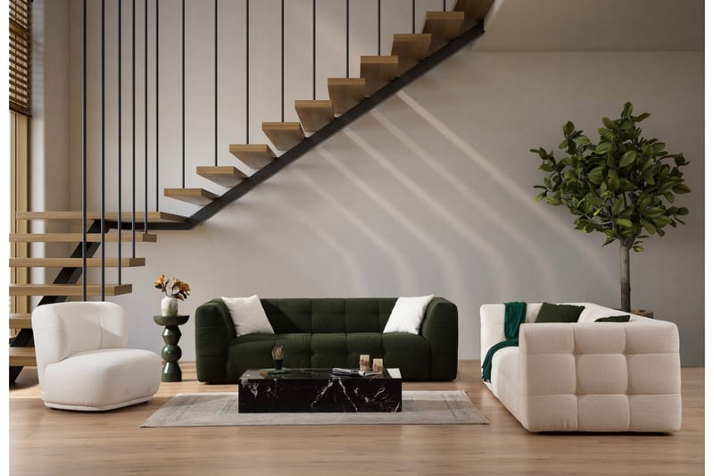 Octavian Sofa 3-seter - Grønn - Møbler - Sofaer - Sofa 3 seter