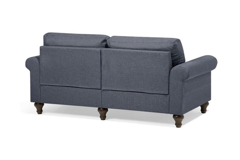 Otra 3-seter Dyp Chesterfield Sofa i Stoff - Grå - Møbler - Sofaer - Sofa 3 seter