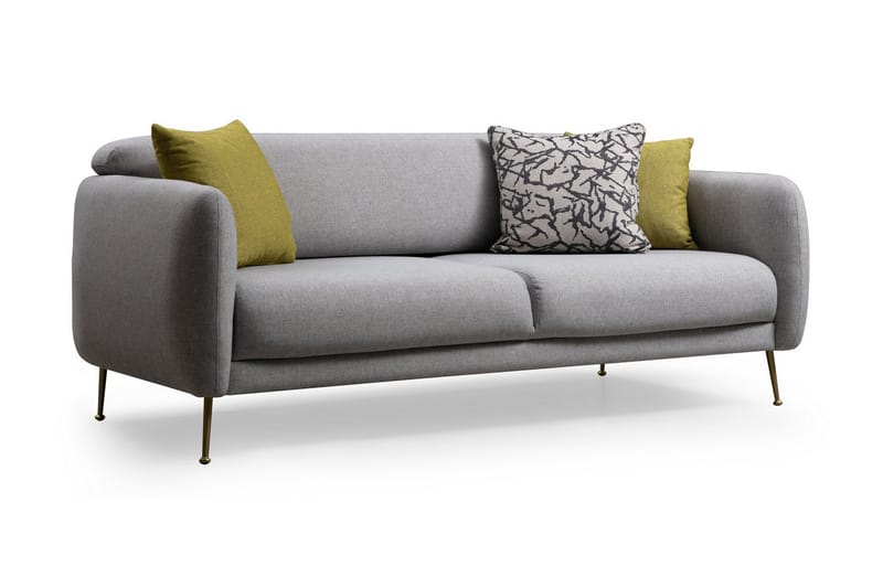 Panchenko 3-Seter Sofa - Grå - Møbler - Sofaer - Sofa 3 seter