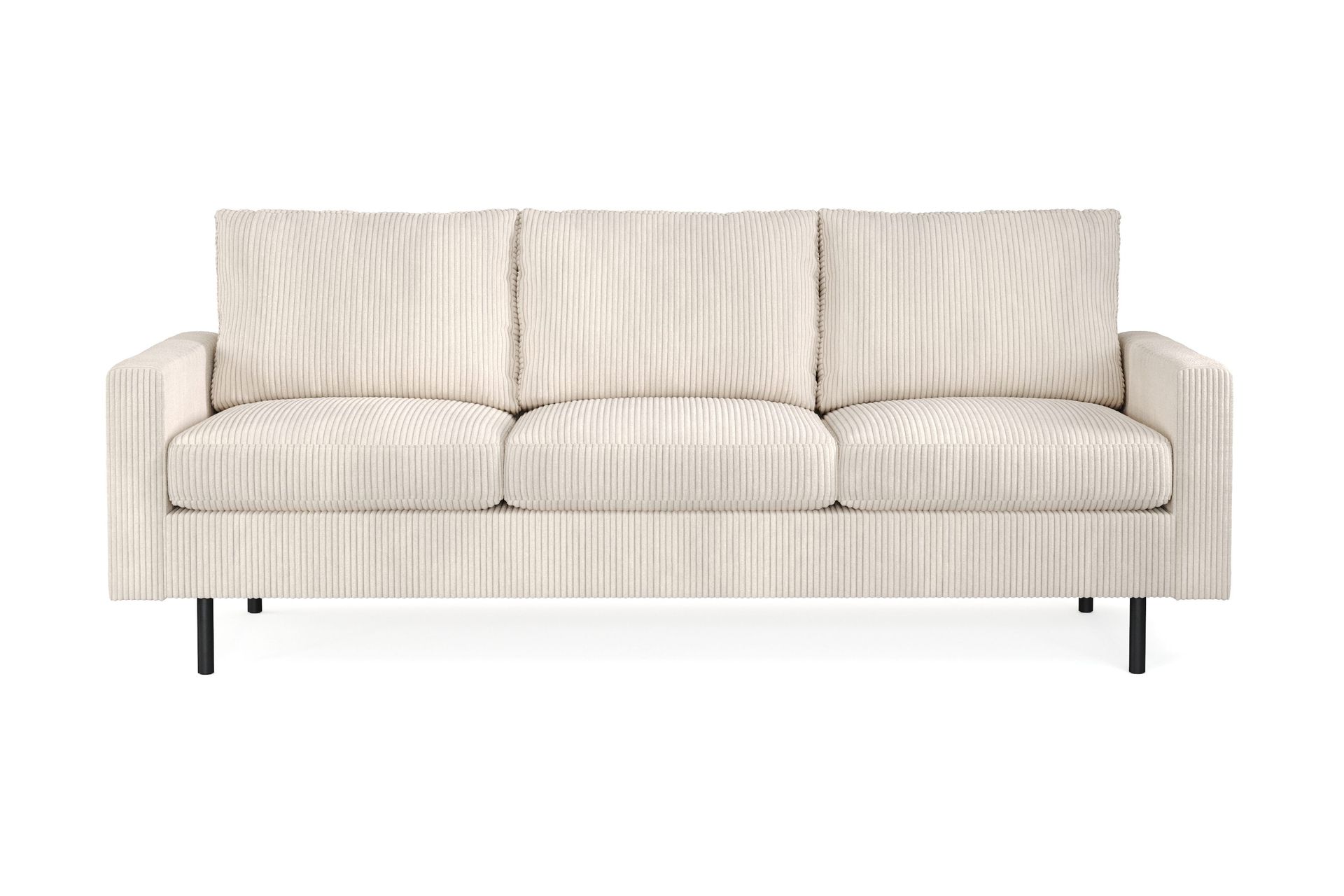 Peppe 3-seters Manchester Sofa 200 cm bred - Beige