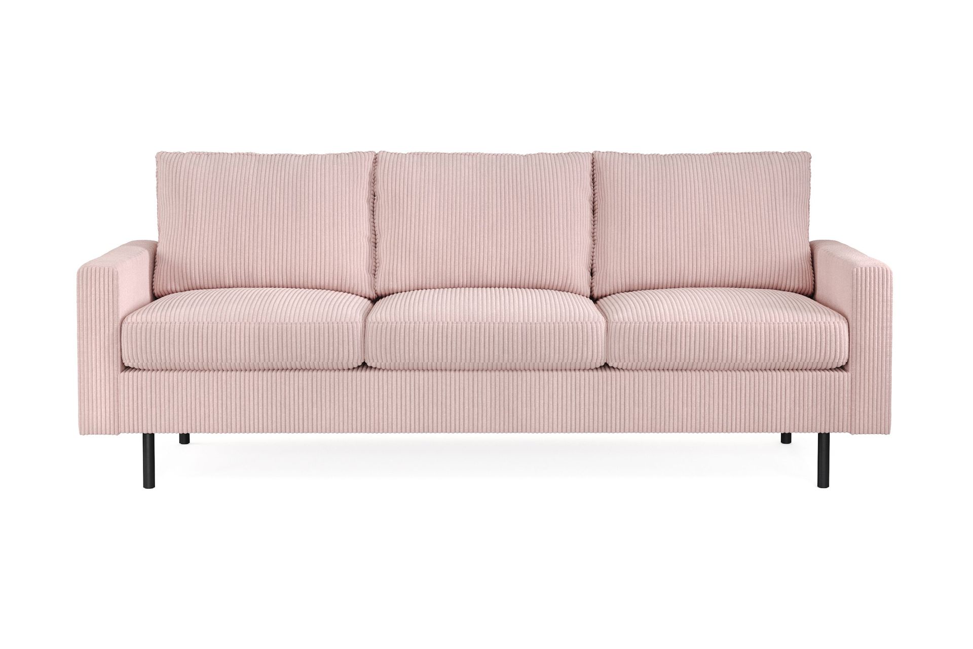 Peppe 3-seters Manchester Sofa - Rosa