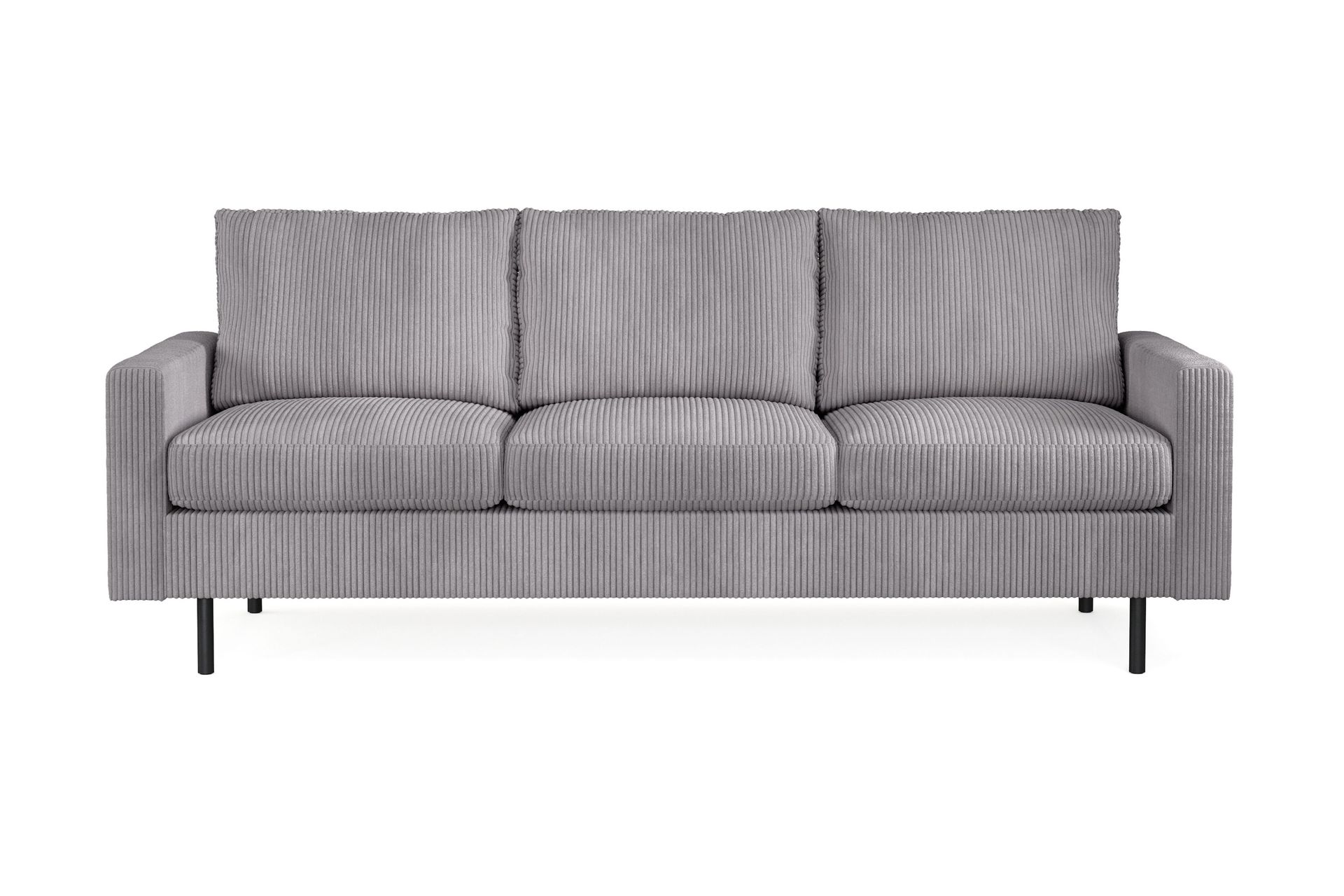 Peppe 3-seters Manchestersofa - Mørk grå