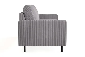 Peppe 3-seters Manchestersofa - Mørk grå - Møbler - Sofaer - Sofa 3 seter