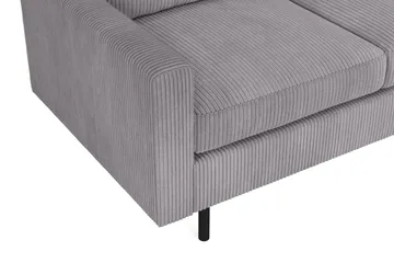 Peppe 3-seters Manchestersofa - Mørk grå - Møbler - Sofaer - Sofa 3 seter