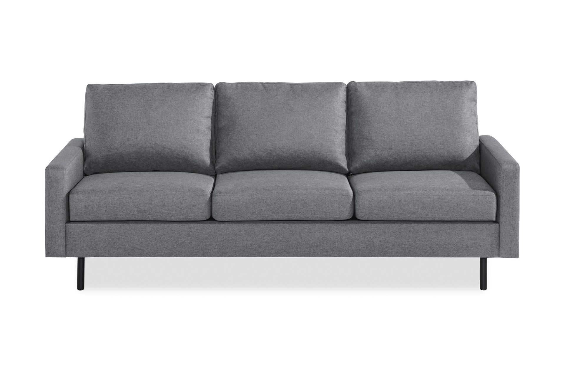 Peppe 3-seters Stoffsofa - Lys grå