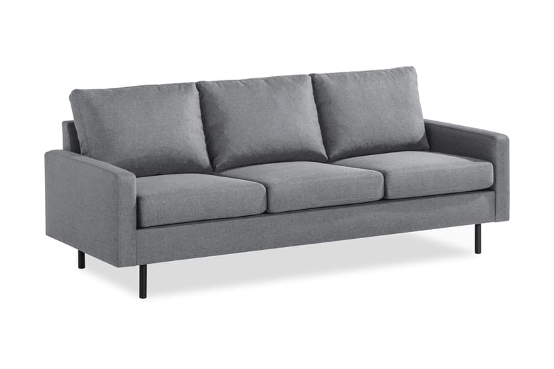Peppe 3-seters Stoffsofa - Lys grå - Møbler - Sofaer - Sofa 3 seter