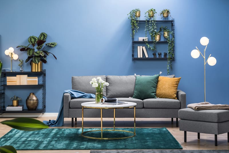 Peppe 3-seters Stoffsofa - Lys grå - Møbler - Sofaer - Sofa 3 seter