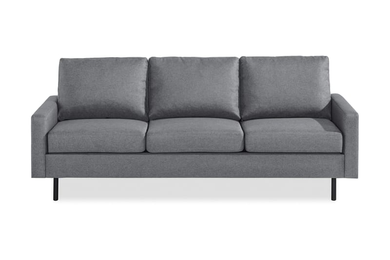Peppe 3-seters Stoffsofa - Lys grå - Møbler - Sofaer - Sofa 3 seter