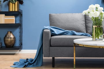 Peppe 3-seters Stoffsofa - Lys grå - Møbler - Sofaer - Sofa 3 seter