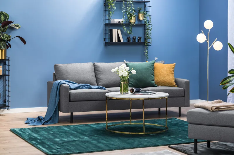 Peppe 3-seters Stoffsofa - Lys grå - Møbler - Sofaer - Sofa 3 seter