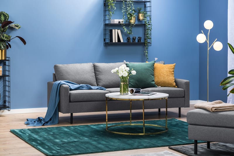 Peppe 3-seters Stoffsofa - Lys grå - Møbler - Sofaer - Sofa 3 seter