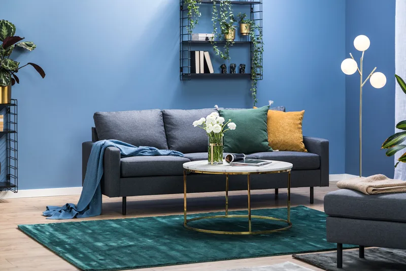 Peppe 3-seters Stoffsofa - Mørk grå - Møbler - Sofaer - Sofa 3 seter