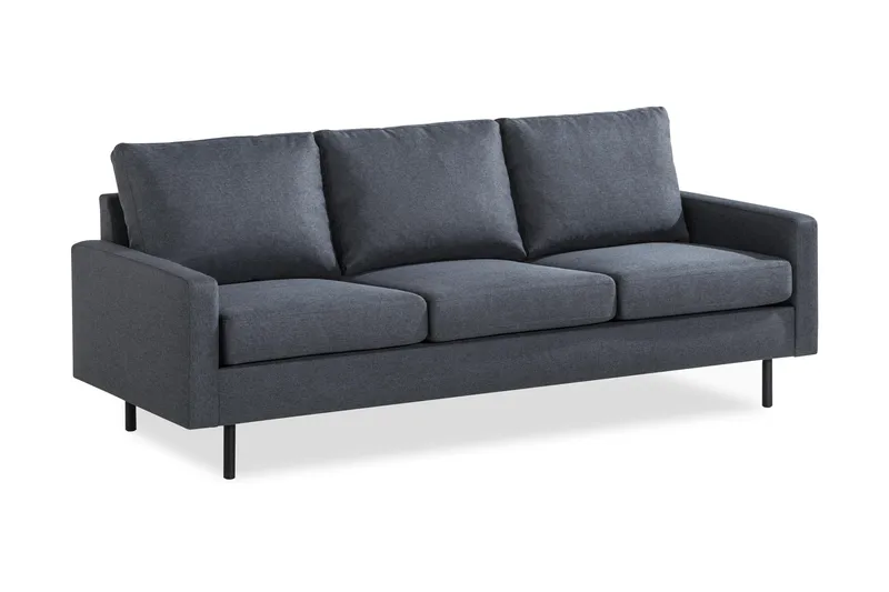 Peppe 3-seters Stoffsofa - Mørk grå - Møbler - Sofaer - Sofa 3 seter
