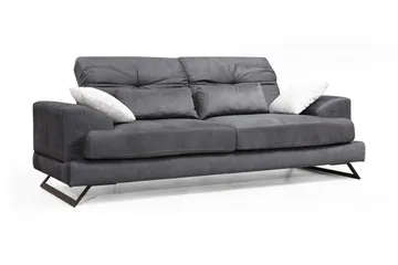 Raedeke 3-Seter Sofa - Svart - Møbler - Sofaer - Sofa 3 seter