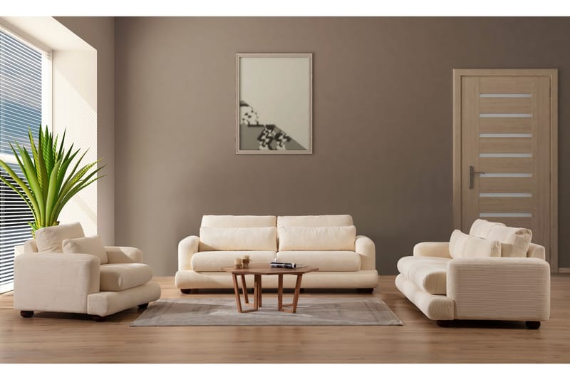 Relento Sofa 3-seter - Beige - Møbler - Sofaer - Sofa 3 seter