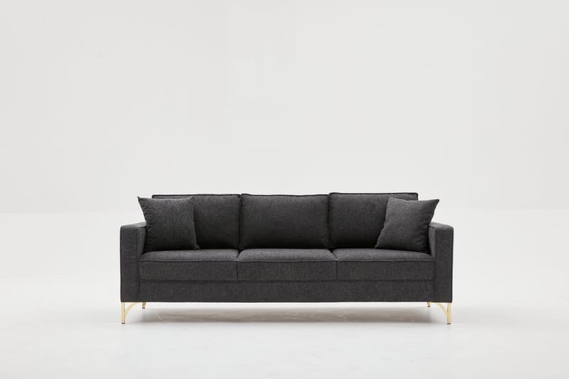 Retzow Sofa 3-seter - Antrasitt - Møbler - Sofaer - Sofa 3 seter